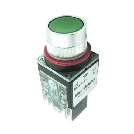 Allen-Bradley 800MRA1A Momentary Push Button Green