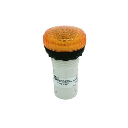 Allen-Bradley 800FDP0N3 Amber LED Pilot Light Device 24V AC/DC