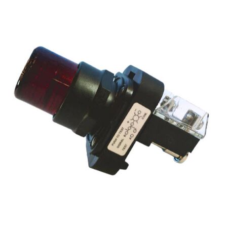 Allen-Bradley 800HQRBH2RX Momentary Pushbutton 30mm Red LED