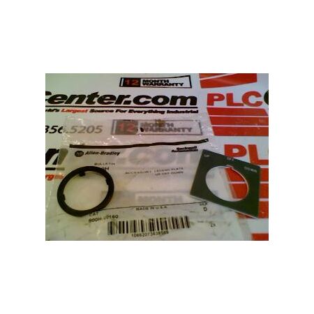 Allen-Bradley 800HW160 Legend Plate with Standard Text