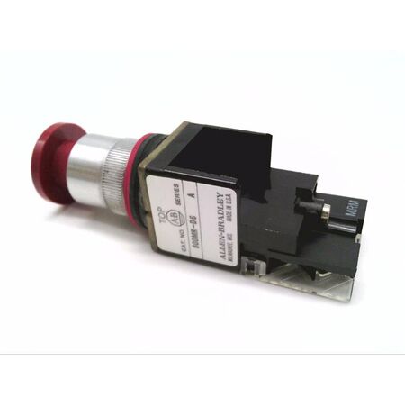 Allen-Bradley 800MRD6D2K Red Mushroom Head Momentary Push Button