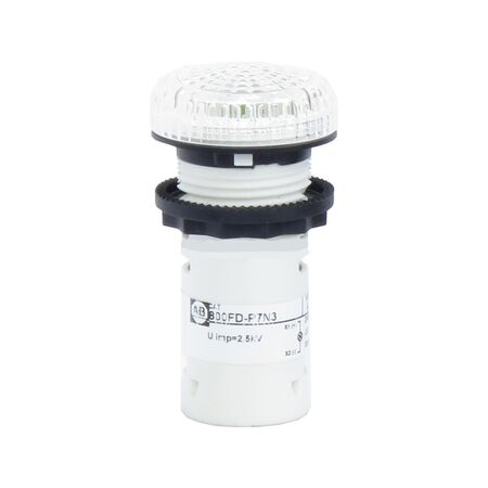 Allen-Bradley 800FDP7N3 Clear LED Pilot Light Device 24V AC/DC