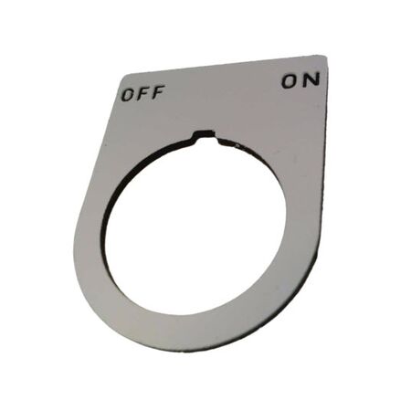 Allen-Bradley 800F34WE165 Legend Plate 30x40mm