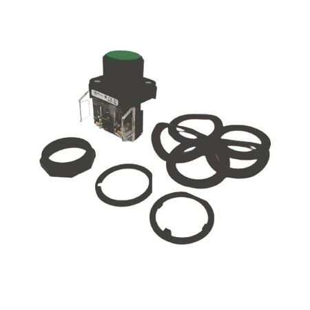 Allen-Bradley 800HAR1D1 Momentary Push Button Green Flush Head