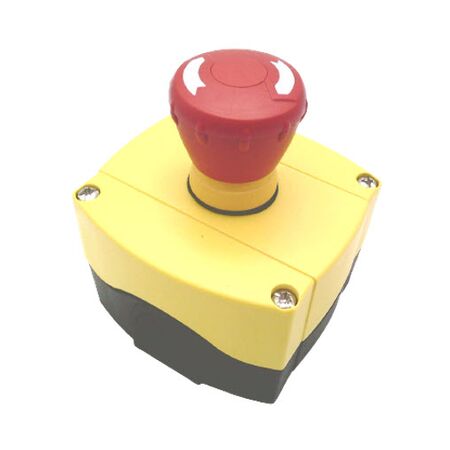Allen-Bradley 800F1YP3HD Enclosed Half-Dome E-Stop Station