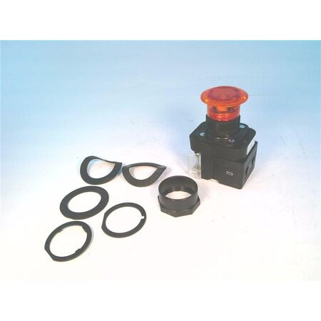 Allen-Bradley 800HFRXTQH2AA1 Illuminated Push-Pull Mushroom Head Pushbutton