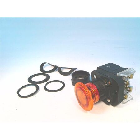 Allen-Bradley 800HFRXTQH2AA1 Illuminated Push-Pull Mushroom Head Pushbutton