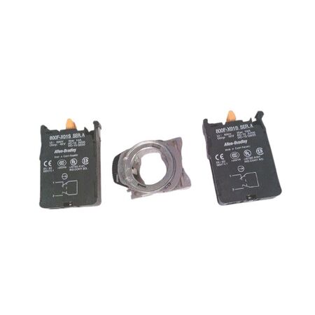 Allen-Bradley 800FMX02S Contact Block with Latch