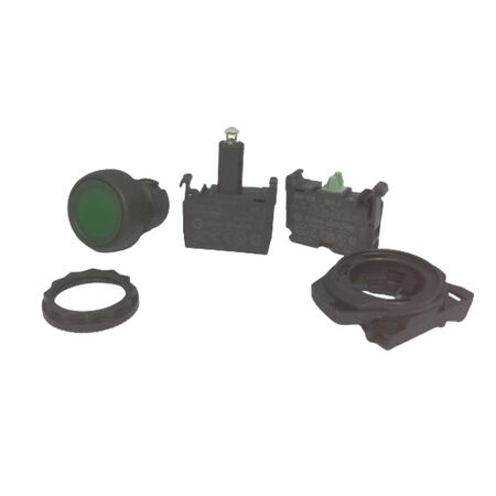 Allen-Bradley 800FPLF3PN7GX10 Illuminated Round Plastic Momentary Push Button