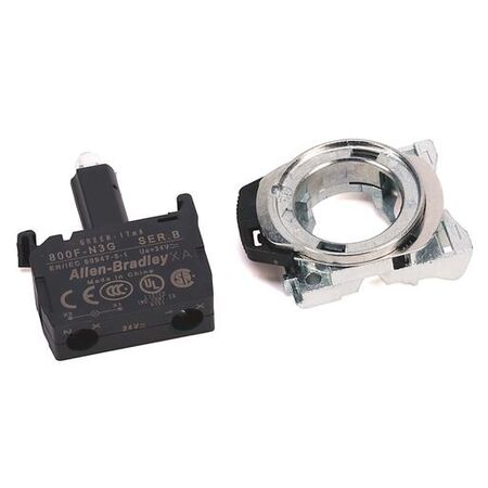 Allen-Bradley 800FPN3RX11L Power Module with Contact Blocks and Latch