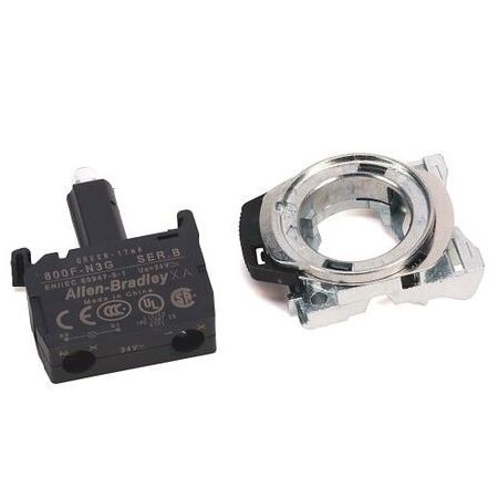 Allen-Bradley 800FPN3WX10 Power Module with Contact Blocks and Latch