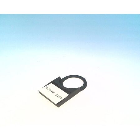 Allen-Bradley Legend Plate 800F12WE286 Auto-Manual White with Black Text