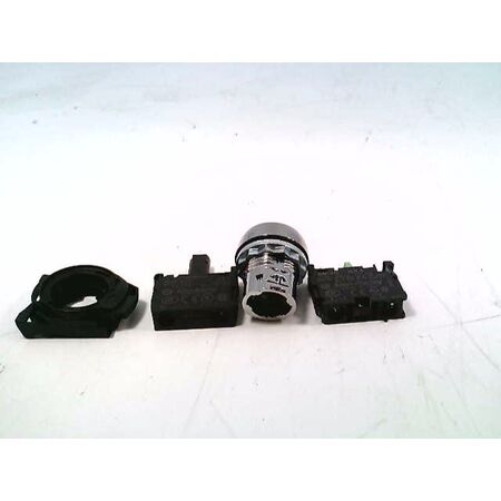 Allen-Bradley 800FMLF3PN3GX10 Illuminated Round Metal Momentary Push Button