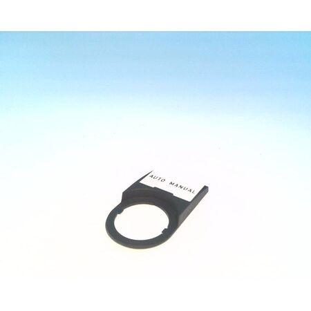 Allen-Bradley Legend Plate 800F12WE286 Auto-Manual White with Black Text