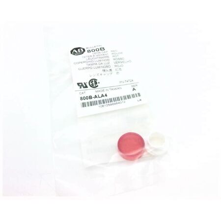 Allen-Bradley 800BALA4 Red Round Push-Button Lens Cap