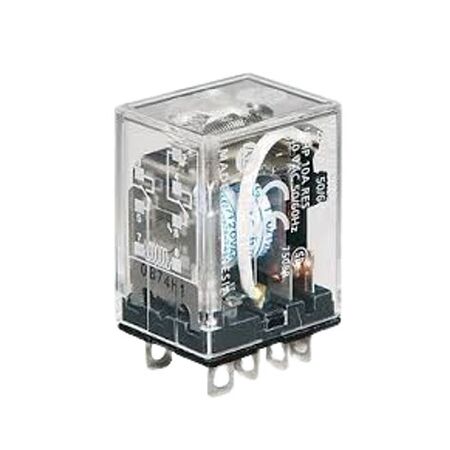 Allen-Bradley 700HF32Z2434 8 Blade 10 Amp 24 VDC 2 Pole Double-Throw Relay