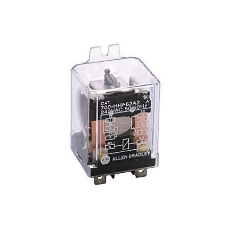 Allen-Bradley 700HHF62A2 Power Relay 240 VAC DPDT