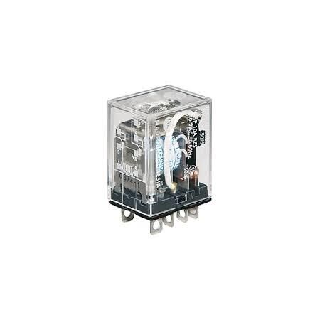 Allen-Bradley 700HF32Z2434 8 Blade 10 Amp 24 VDC 2 Pole Double-Throw Relay