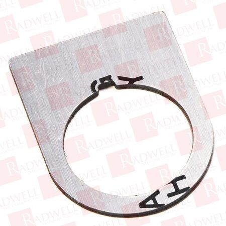 Allen-Bradley Legend Plate 30x40mm with Black Legend Text