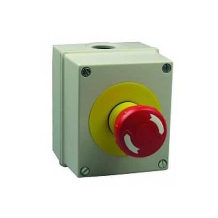 Allen-Bradley 800F1MM4 1-Hole Metal Enclosure E-Stop Station