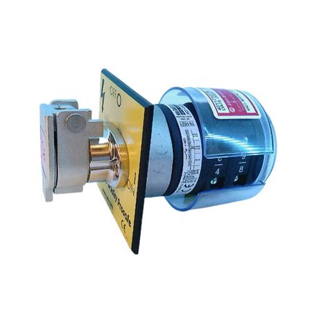 Allen-Bradley 440TMRPSE11CA Trapped Key Interlock Rotary Switch Panel Mounted