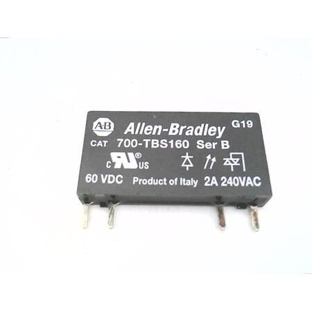 Allen-Bradley 700TBS160 Solid State Relay 2 Amp 60 VDC 240 VAC