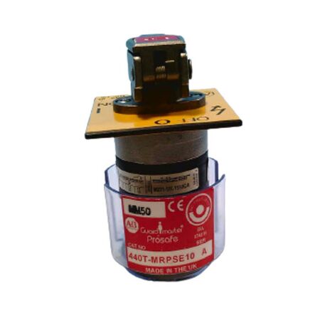 Allen-Bradley 440TMRPSE10EA Trapped Key Interlock Rotary Switch Panel Mounted