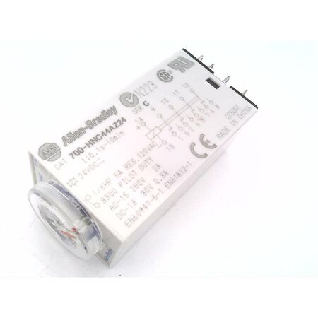 Allen-Bradley 700HNC44AZ24 Miniature Timer Relay 24V DC