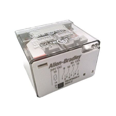 Allen-Bradley 700HF34Z244 General Purpose Relay 4 Pole 12A 24V DC with LED