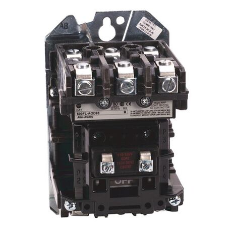 Allen-Bradley 500FLBOD93 Top Wired Feed Thru Lighting Contactor