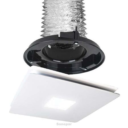 Response Grille to Duct Connector | 255mm Cut Out | 150mm Spigot | Easy Installation | by Fantech