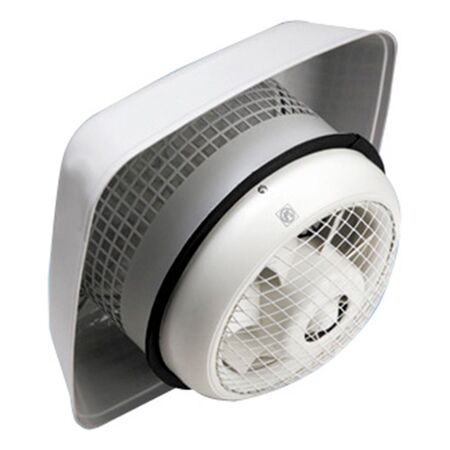 Weather Cap for HCM-150 | Durable Plastic | Vertical Exhaust Compatible | Bird Wire Mesh Included | by Fantech