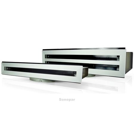 Internal Plaster Mount Ceiling Grille | 125mm Size | White Finish | Air Inlet & Outlet | by Fantech