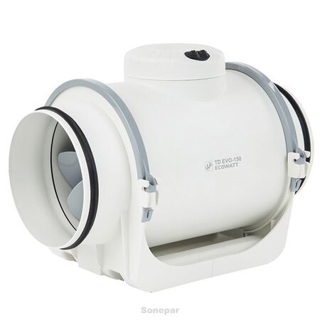 Internal Plaster Mount Ceiling Grille | 300mm Diameter | Adjustable Air Valve | Durable ABS White | by Fantech