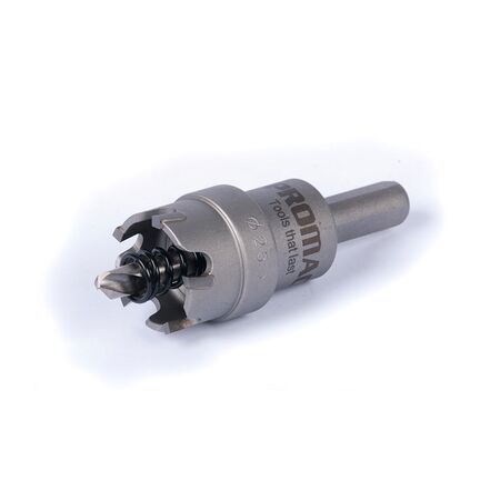 22mm TCT Holesaw | Micro-Grade Tungsten Carbide Tips | 12mm Cutting Depth | One-Piece Construction | by Promac