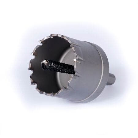 100mm x 40mm Deep TCT Holesaw | Micro-Grade Tungsten Carbide Tips | One-Piece Construction | @Each by Promac