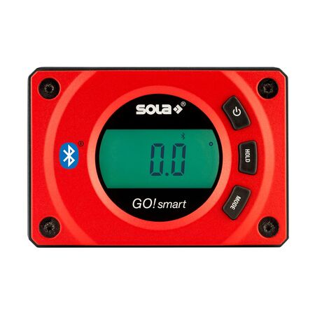 Digital Inclinometer Compact Level with Bluetooth | IP52 Rated | Backlit Display & V-Groove | by Promac