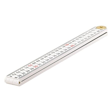 Plastic Folding Rule 1m | Electrically Non-Conductive | Durable Fiberglass Design | Compact & Portable | by Promac