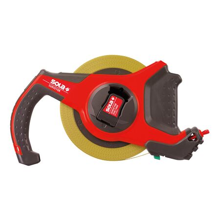 Surveyor SC 50m Steel Tape | TUFCOTE Coating | Multifunction End Hook | EC Class I Accuracy | by Promac