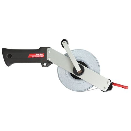 30m Steel Tape Measure | Class II Accuracy | Durable Rust-Protective Coating | Multifunction End Hook | by Promac