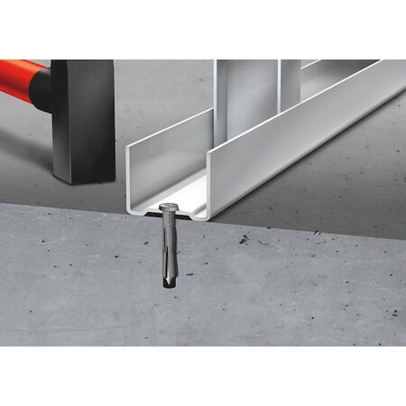 Nail Anchor SHARK® Hammer TYPE FK | Zinc Plated Steel | Push-Through Installation | @Pack of 200 | by Wurth