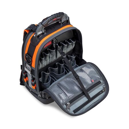 Tech Pac Hi-Viz Orange Backpack Tool Bag