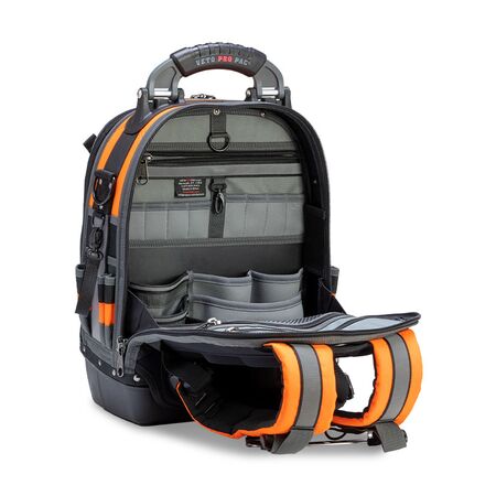 Tech Pac Hi-Viz Orange Backpack Tool Bag
