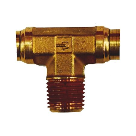 Tee-Piece Through Coupling NPTF Male Thread | Durable Metal Alloy | Leak-Proof Connections | @Pack of 5 | by Wurth