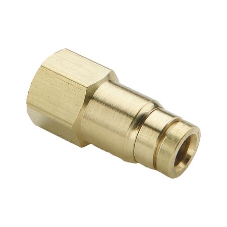 Push-in Connector NPTF Female Thread | Durable Brass | Quick Secure Fitting | @Pack of 5 | by Wurth