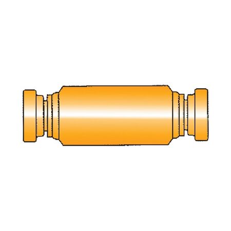 Push-In Straight Connector | Durable Brass | Quick Wire Connections | @Pack of 5 | by Wurth