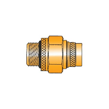 Plug Connector Metric Pipe | Male Thread Design | Durable Metal | @Pack of 5 | by Wurth