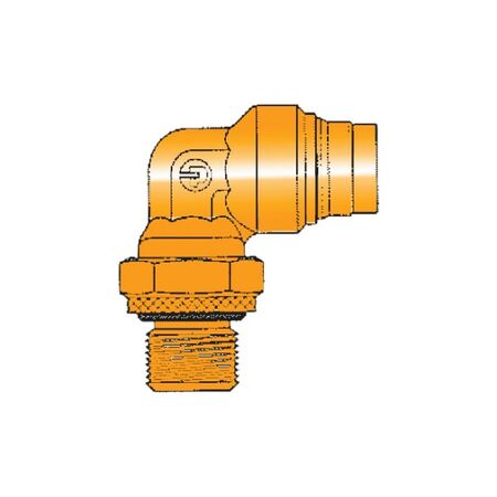 Angle Connector Metric Pipe | Durable Metal | Leak-Proof Design | @Pack of 5 | by Wurth