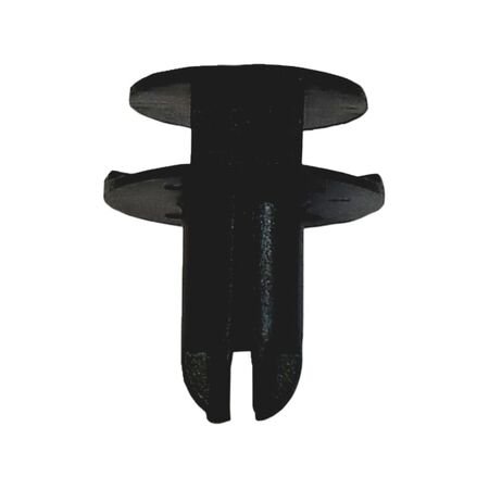 Push in Rivet without Cap | High Retention Force | Easy Installation | Black Plastic | @Pack of 25 | by Wurth