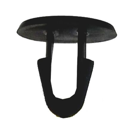 Plastic Rivet Without Pin Type 1 | Black | Large Head & Quick Fitting | @Pack of 25 | by Wurth